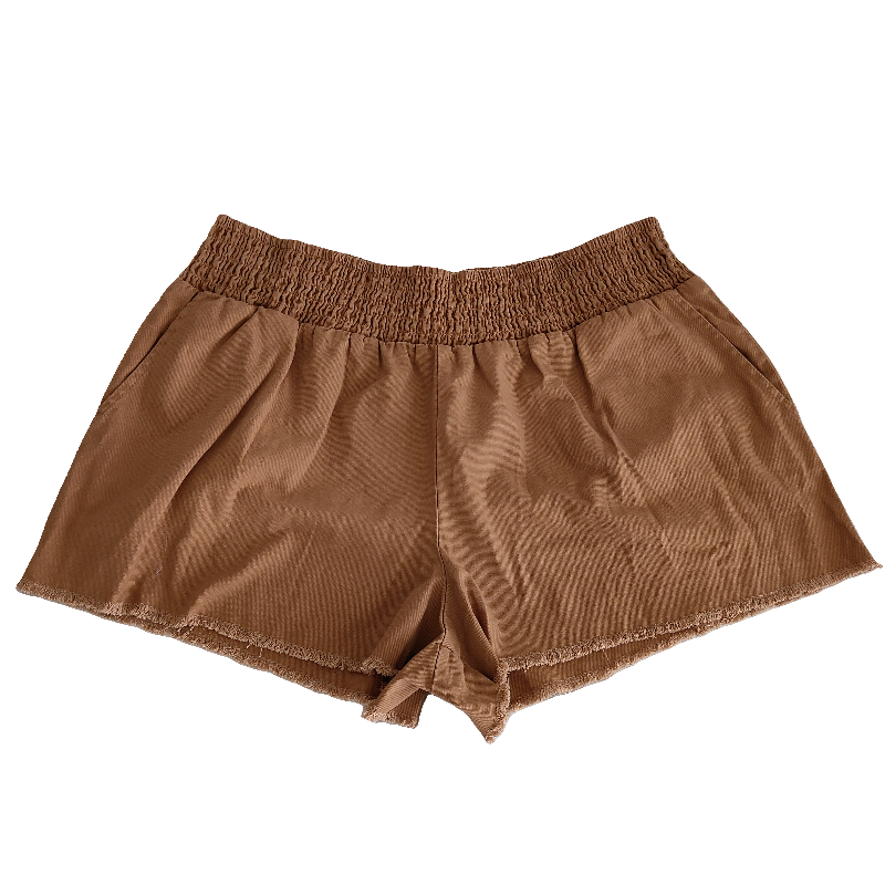 Women’s Woven Pull-On Shorts – Wild Fable Cognac XL