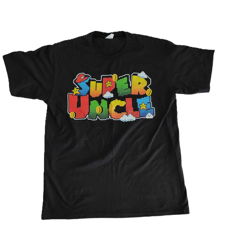 Men’s Super Uncle T-Shirt – Black