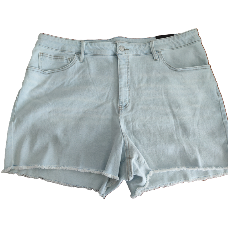 Women’s High-Rise Midi Jean Shorts – Ava & Viv